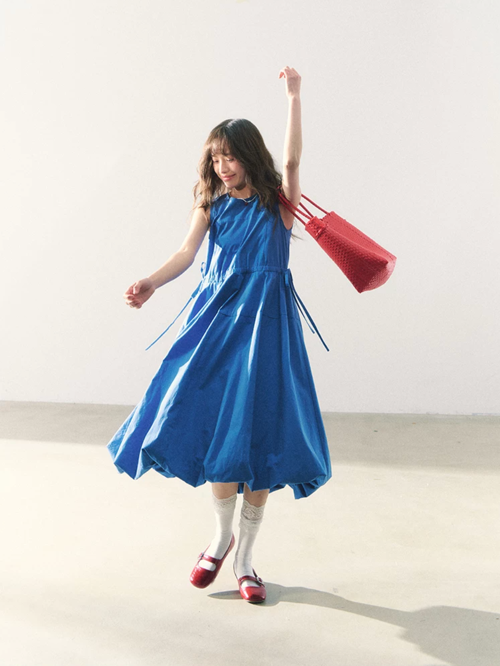 blue tank dress Softest neck tank dress is designed with an easy Tory Burch Women's Poplin Tank