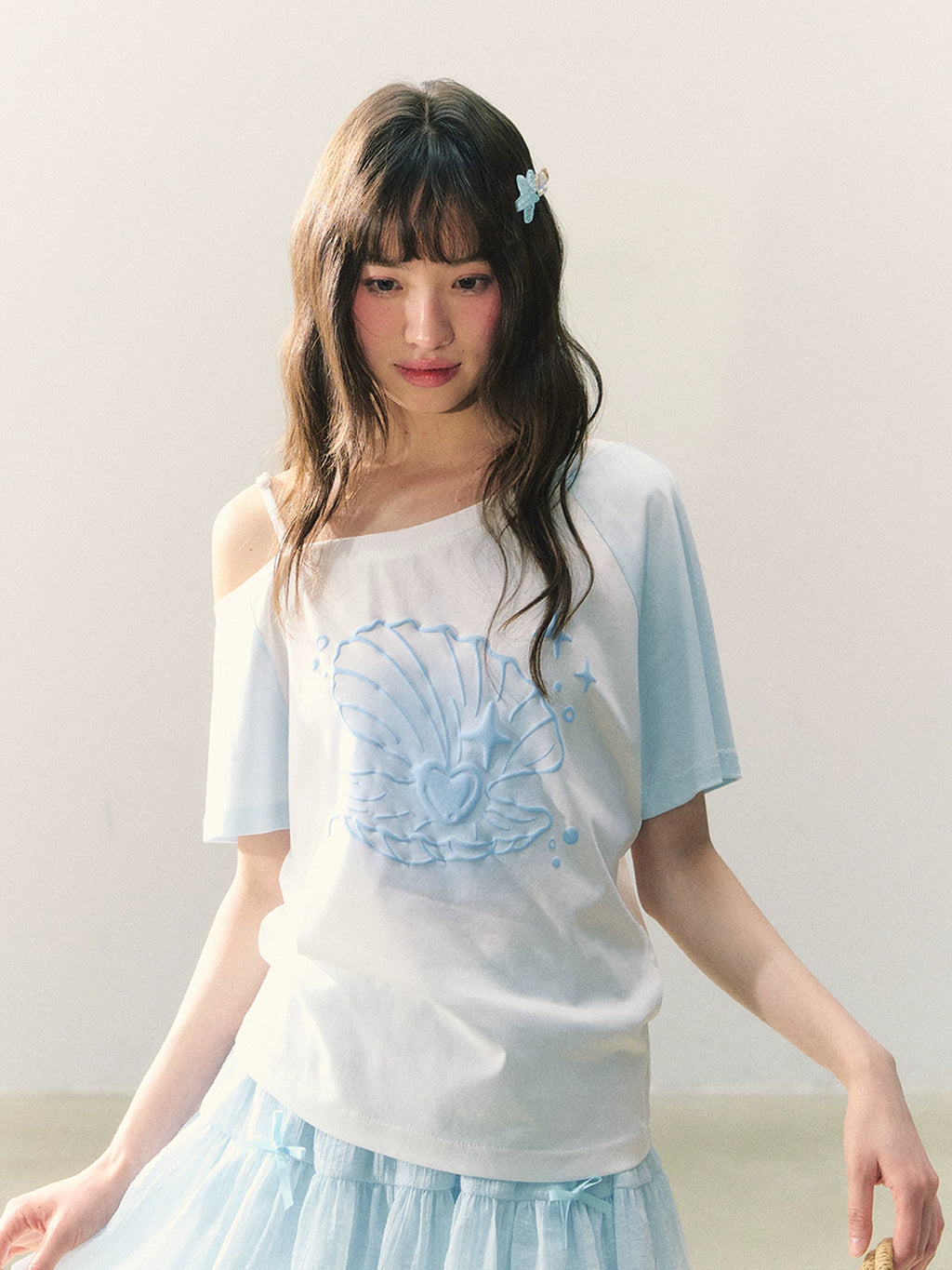 Shell heart tank top